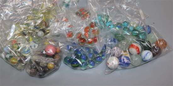 A collection of marbles